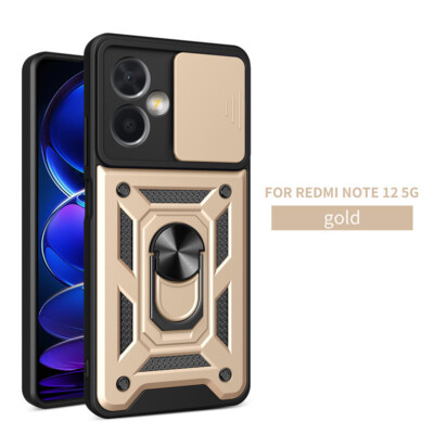 Hard Case Shockproof Camera Slide Stand Cover for Xiaomi Redmi NOTE 12 PRO 11 10