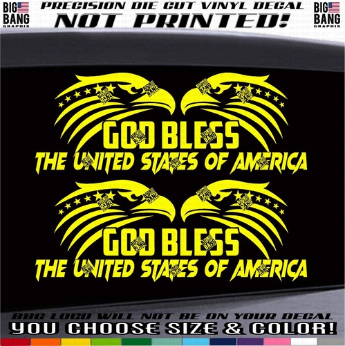 Proud American Vinyl Sticker Decal RV Camper Camping Travel Trailer Toy Hauler - Picture 9 of 9