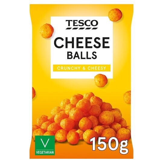 Tesco Cheese Balls Snacks 150G X 5 FREE UK P&P eBay