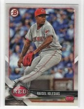 Raisel Iglesias 2018 Topps Bowman Baseball Base Common #96 Cincinnati Reds