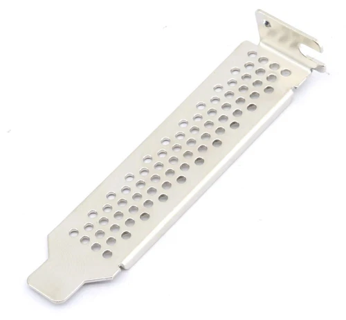 4x Half Height Ventilated Slot Bracket Low Profile halbe Höhe Blende belüftet