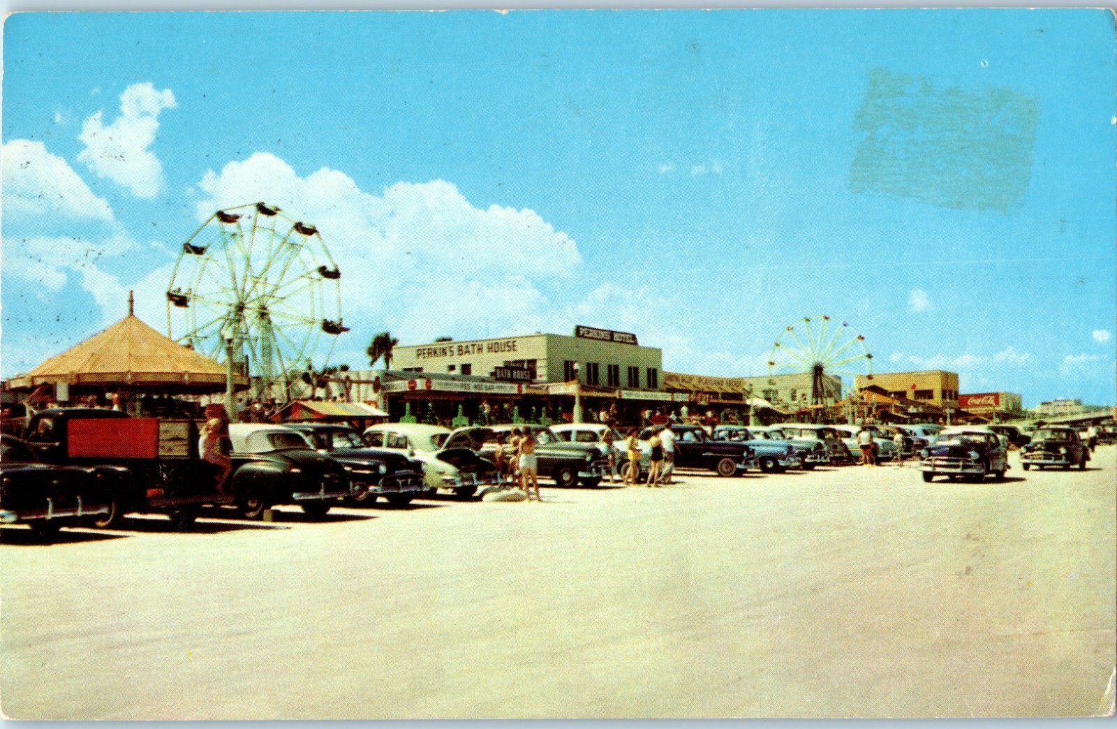 Coca Cola Perkins Bath House Jacksonville Beach Florida Vintage ...