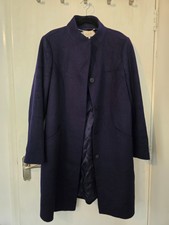 Hobbs Navy Coat- Uk 16