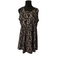 Heart Soul Plus black and white lace dress size 1X