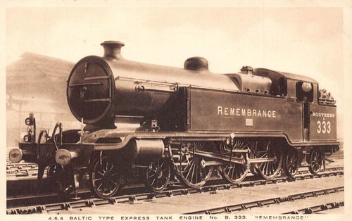 L372 Steam Train Locomotive Baltic Type express tank engine Remembrance ...
