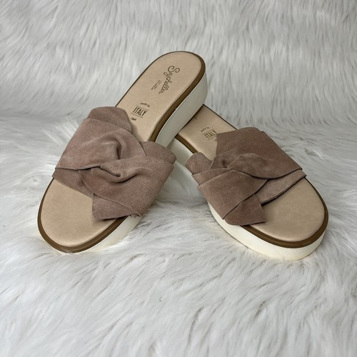 blush platform sandals