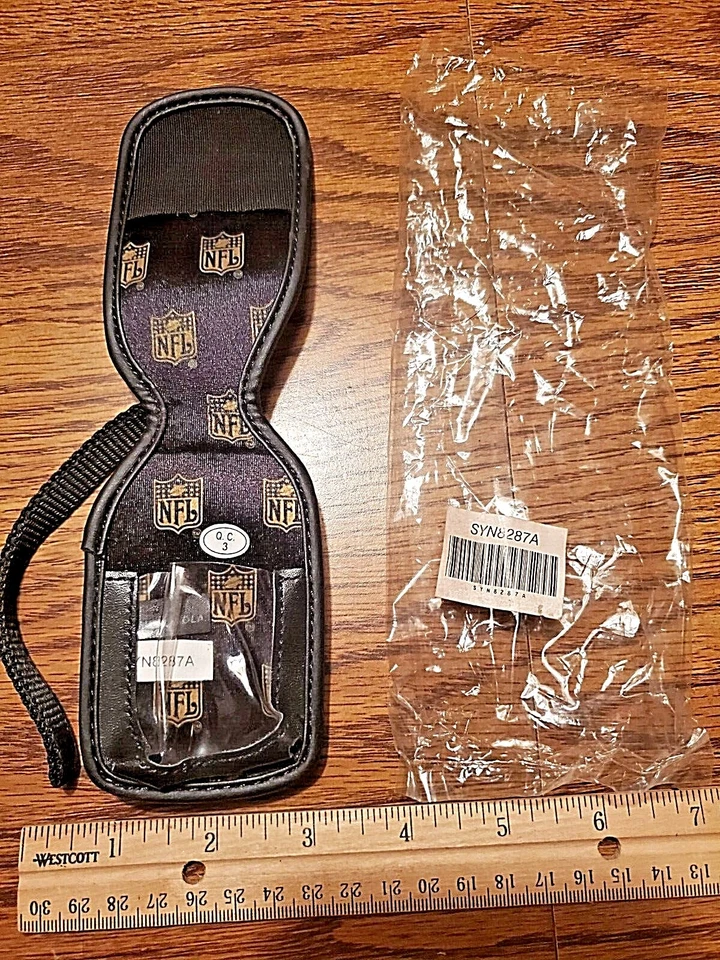 Lote de 3 NUEVAS fundas de cuero para teléfono con abatibles de la NFL Chicago Bears, ¡VER FOTOS!! Foto 4 de 4