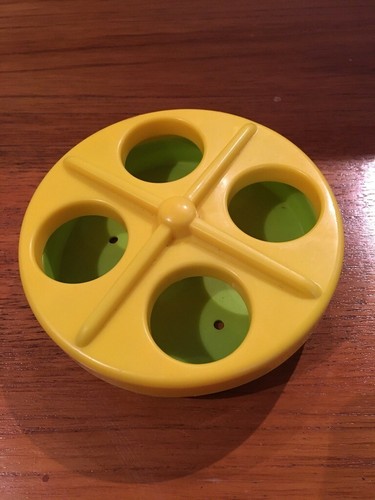 Fisher Price vintage little people merry go round green/ yellow