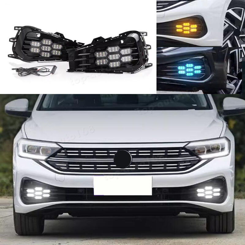 Led Front Daytime Running Lights/ Turn Lights Fit For Volkswagen Jetta