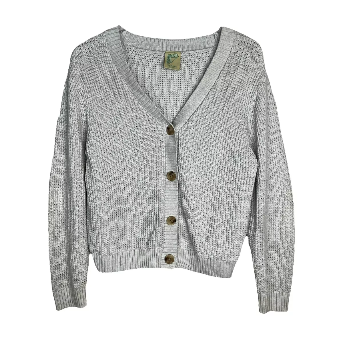 Grey Chunky Waffle Knit