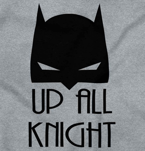 Funny Up All Night Comic Book Bat Superhero Newborn Baby Boy Girl Infant Romper - 第 2/10 張圖片