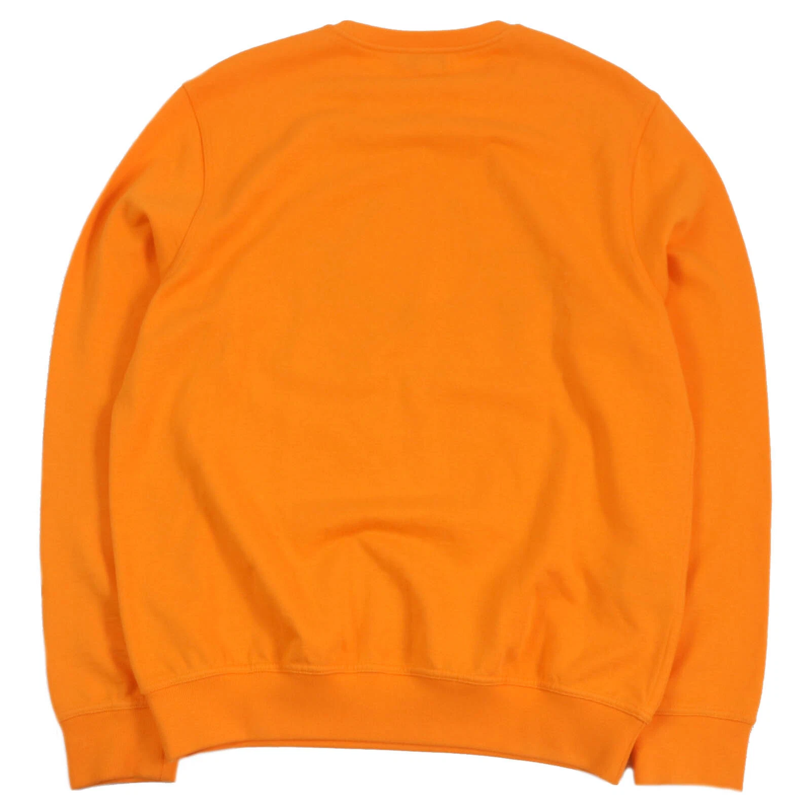 HERMÈS HERMES Felpa Maglione Arancione Taglia L Uomo Cotone Italia Bitlam Pelle Patch