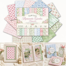 12X12 Scrapbook Paper Scrapbooking Supplies, Bloom Double-Sided Patterned Card