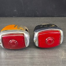 Pair Vintage Guide Stopray Tail Lights Chevy Gmc Truck 1940-53 Original Rat Rod
