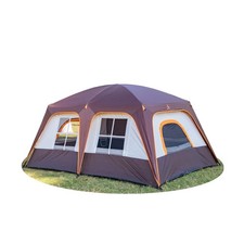 KTT Large Tent 8-10 Person,Family Cabin Tents,2 Rooms,2 Doors and 4 Windows w...