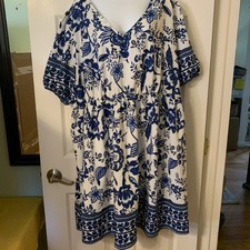 SHEIN Blue & White Dress, Size 7X