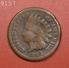 1864 *Bronze* Indian Head Cent