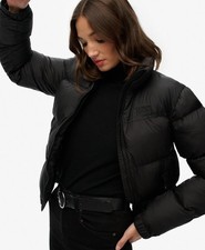 Superdry Womens Black Puffer Jacket