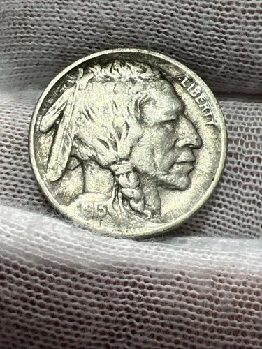 1913 Type 1 Higher Grade Full Horn Buffalo Nickel -  Better Date US Coin!