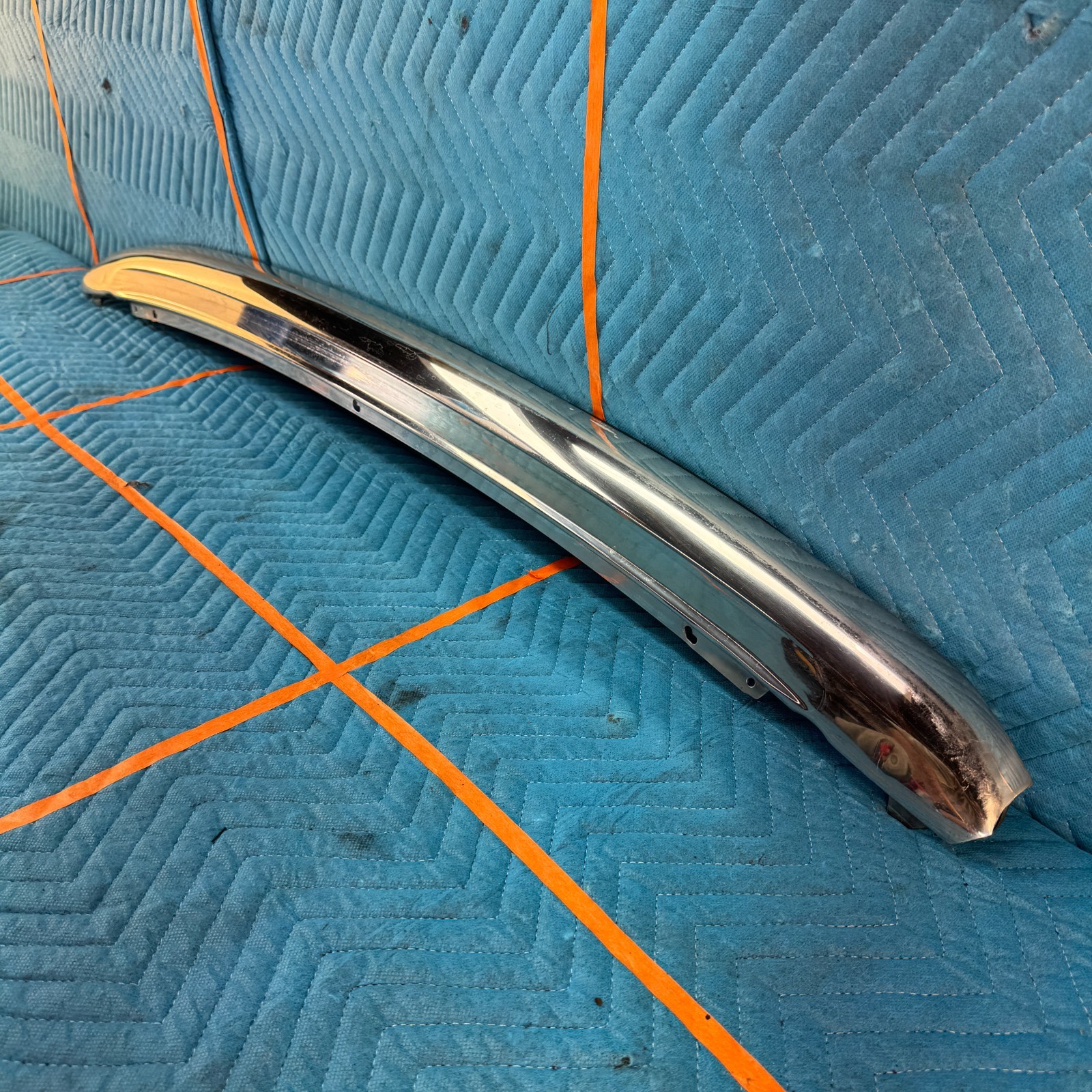 1989–1991 CHRYSLER TC MASERATI 46K Windshield Top Chrome Reveal Molding Trim OEM