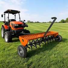 Tow Behind Core Aerator 40 48 Inch Steel Plug Aerator Lawn Tractor Heavy Duty