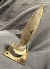 Antique Cast Iron Finial Architectural Salvage nice old surface