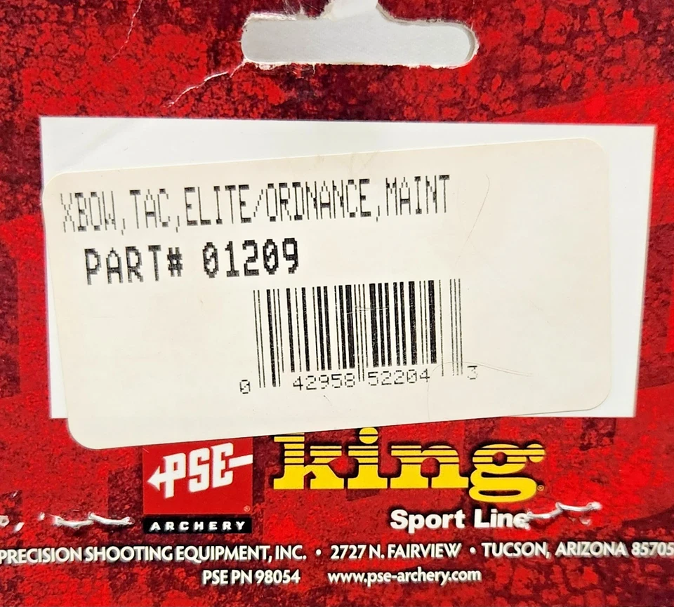 PSE TAC 15  ELITE/ORDINANCE STRINGS & CABLE MAINTENENCE KIT PART# 01209  NEW SEE - Image 3 of 3