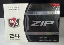 NEW Wilson Staff ZIP 302 Golf Balls Double Dozen 24 Count Low Compression