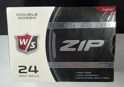 NEW Wilson Staff ZIP 302 Golf Balls Double Dozen 24 Count Low Compression