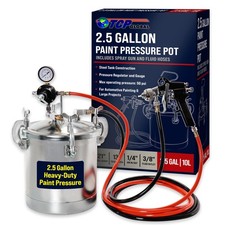 New Pressure Feed Paint Tank Pot Spray Gun Sprayer System