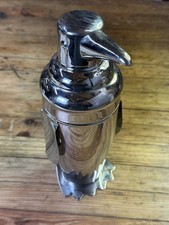 Miscelatore bevande shaker martini cocktail pinguino fienile ceramica stile art deco stoviglie da bar