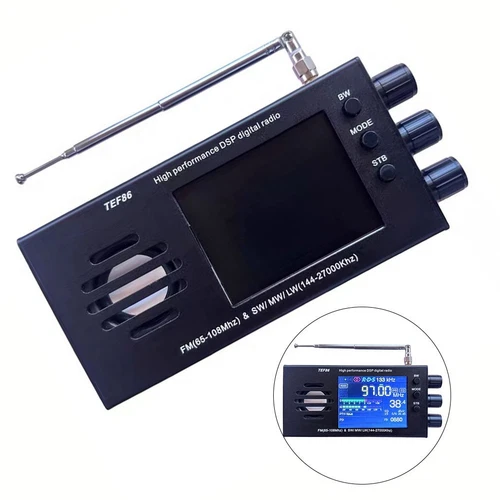 TEF6686 FM(65108Mhz)&SWMWLW(14427000Khz) Radio Receiver Compact Design