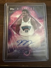 2025-26 Topps Midnight Jaren Jackson Jr. /12 Dark Matter Auto Grizzlies Jazz!