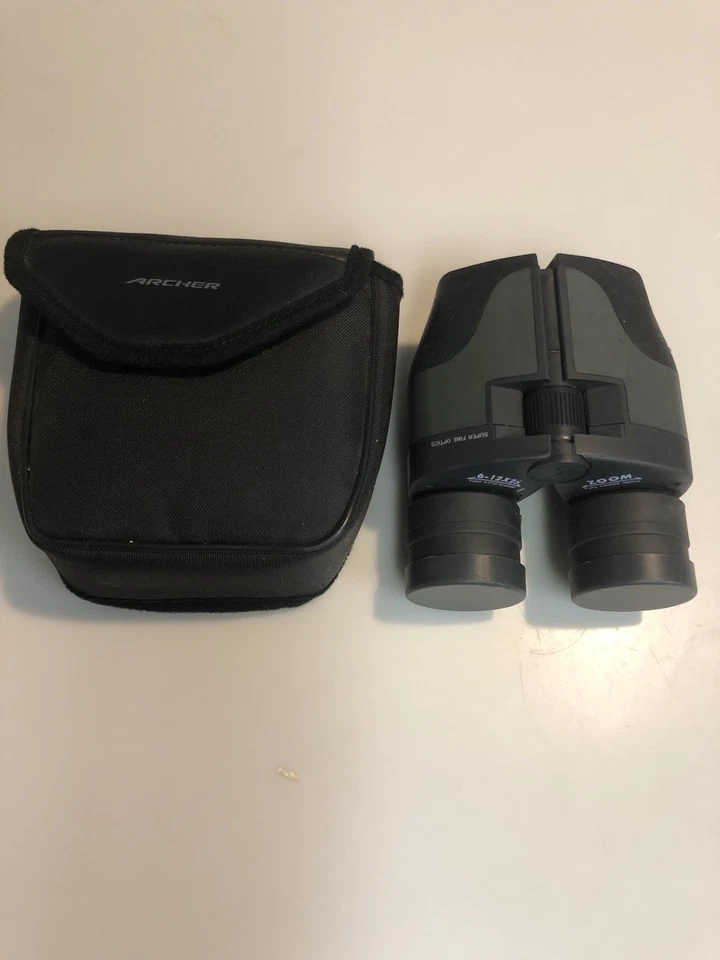 COMPACT ARCHER ZOOM BINOCULARS, ZOOM LENS 6-12X25 WITH SOFT CASE, - Image 4 of 4