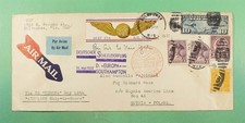 DR WHO 1932 CATAPULT FLIGHT EUROPA SHIP TO SHORE MILWAUKEE WI TO POLAND R28900