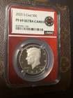 Kennedy Half Dollar 50c Proof 2025 S NGC PF69 Ultra Cameo S Clad