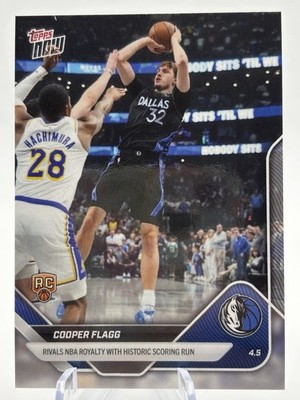 2025-26 Topps Now - Cooper Flagg #242 Historic Scoring Run (RC) - 5 Available