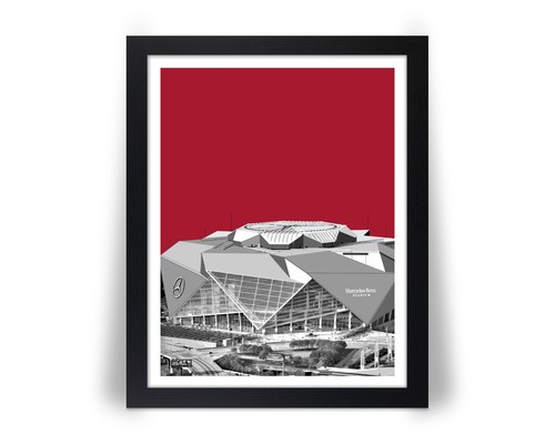 ATLANTA FALCONS Mercedes Benz Stadium Skyline Photo Picture 8x10 11x14 16x20 WBN - Picture 2 of 15