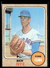 1968 Topps Rich Nye NRMT/MT Set Break #339