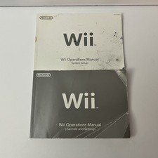 Nintendo Wii Console Operations Manuals  System Set Up Booklets Original