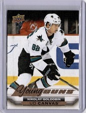 Nikolay Goldobin Canvas Young Guns #C238 2015-16 Upper Deck [M030]