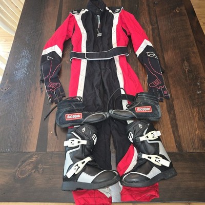 K1 RaceGear Size 7XS - Karting/Motorsports Suit W/Boots, Shoes & Gloves Full Kit