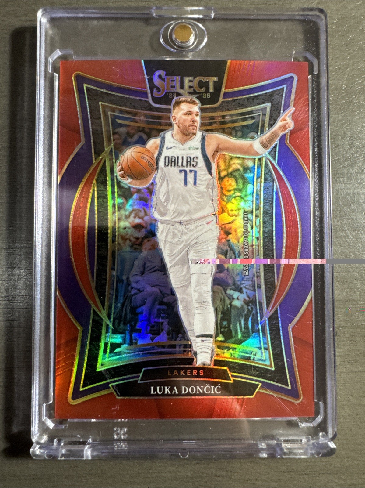 2024-25 Panini Select - Luka Doncic Red Concourse Prizm #56 /199