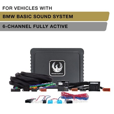 ZDAP-BMW2 Full Active DSP Plug & Play Power-Up Kit für BMW Basic Sound System