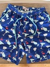 Mr. Swim Men  s Swim Shorts Size Small Cocktails Drinks And Cherries Swim Trunks.