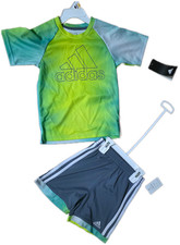 Adidas Toddler Boys 2-Piece Top Short Set - Size 3T - NWT - MSRP 36.00