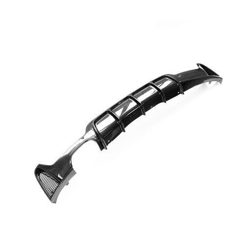 Rear Bumper Diffuser Twin Exhaust For BMW 4 Series F32 2014 2015-20 Carbon Fiber - Picture 9 of 11
