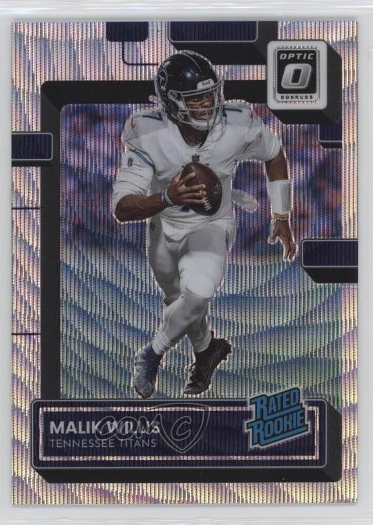 2022 Panini Donruss Optic Rated Wave Prizm /300 Malik Willis #203 Rookie RC 1a53