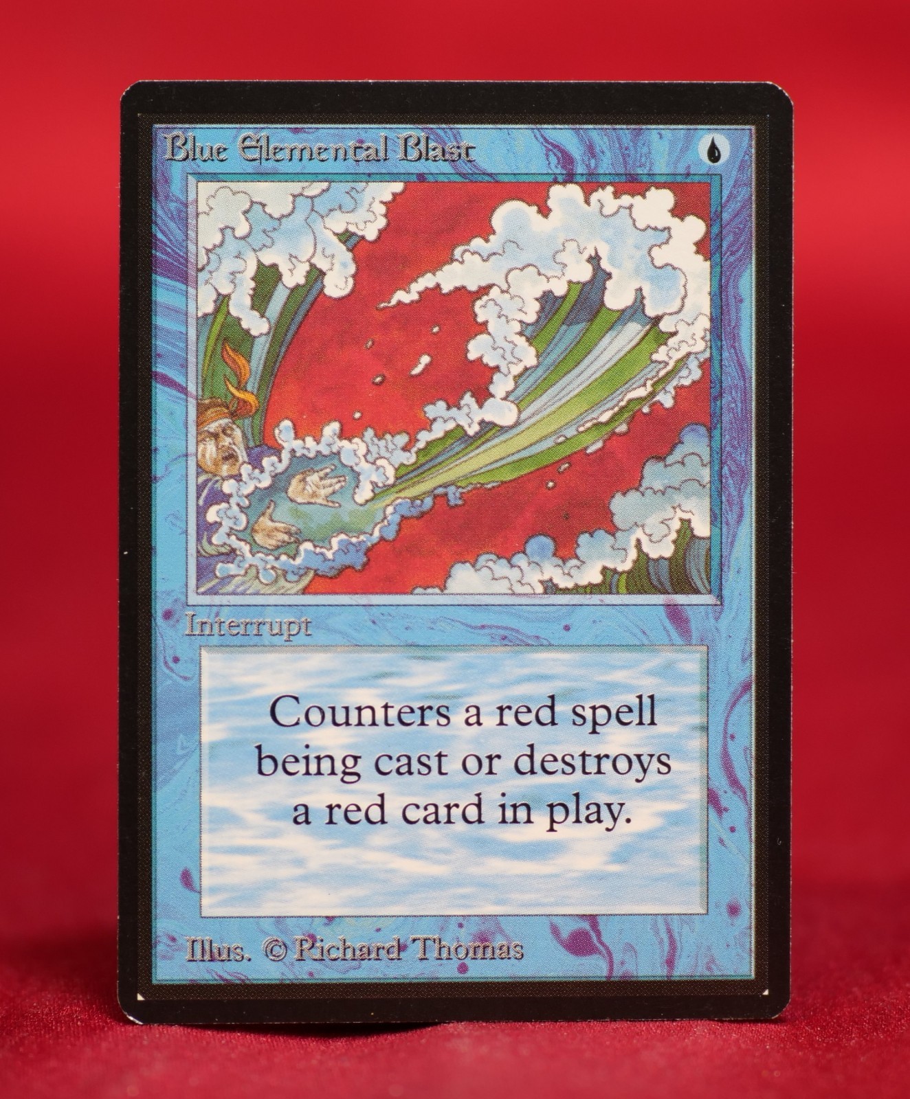 Blue Elemental Blast, Beta Edition Magic The Gathering MTG 1993 - NM