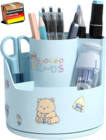 Drehbarer Schreibtisch Organizer Mit 7 FäChern FüR BüRo Und Schminktisch
